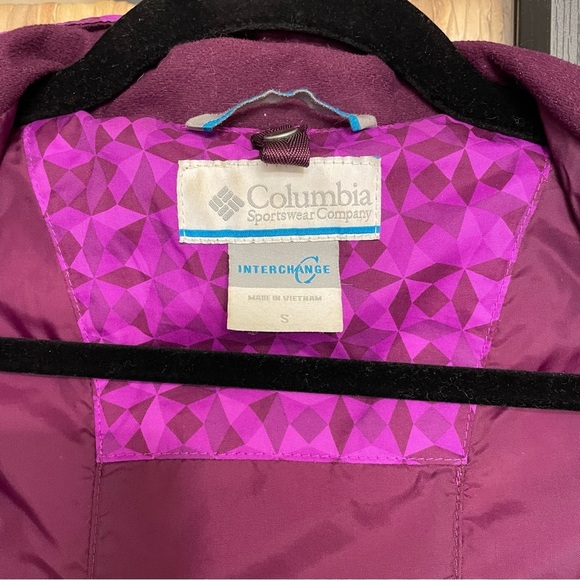 Columbia Outer West Interchange 3in1 shell jacket windbreaker Women’s Small - Picture 3 of 11